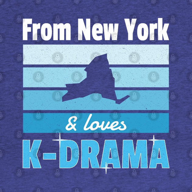 From New York and loves K-Drama outline of state by WhatTheKpop